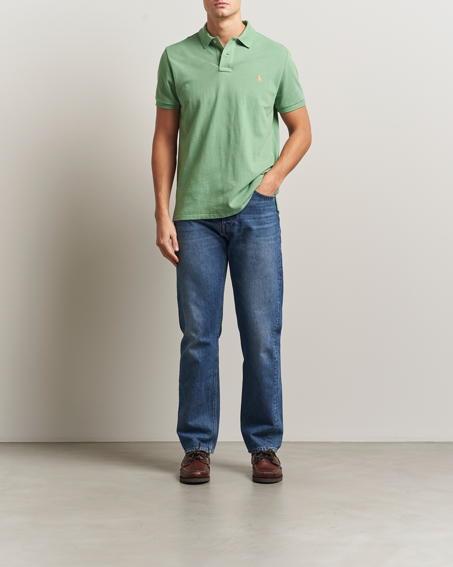 Homme | Polos | Polo Ralph Lauren | Custom Slim Fit Polo Outback Green