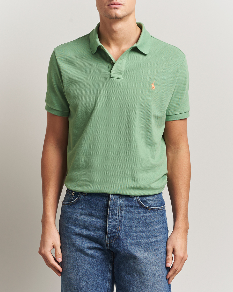 Homme | Polos | Polo Ralph Lauren | Custom Slim Fit Polo Outback Green