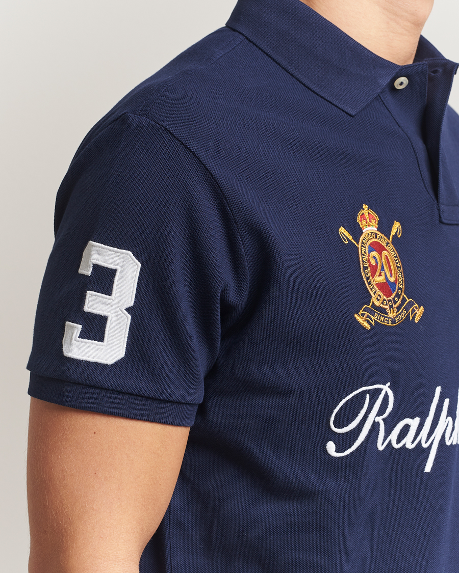 Homme | Polos | Polo Ralph Lauren | Custom Slim Fit Big Pony Polo Cruise Navy
