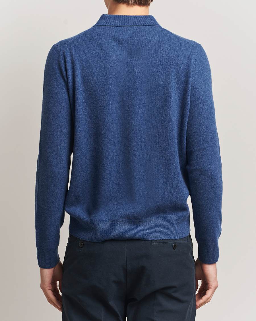 Homme | Polos | Polo Ralph Lauren | Washed Long Sleeve Bear Polo Rustic Navy Heather