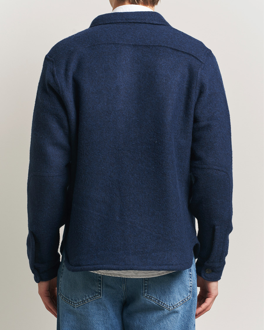 Homme | Chemises | Polo Ralph Lauren | Felted Wool Pocket Shirt RL Navy