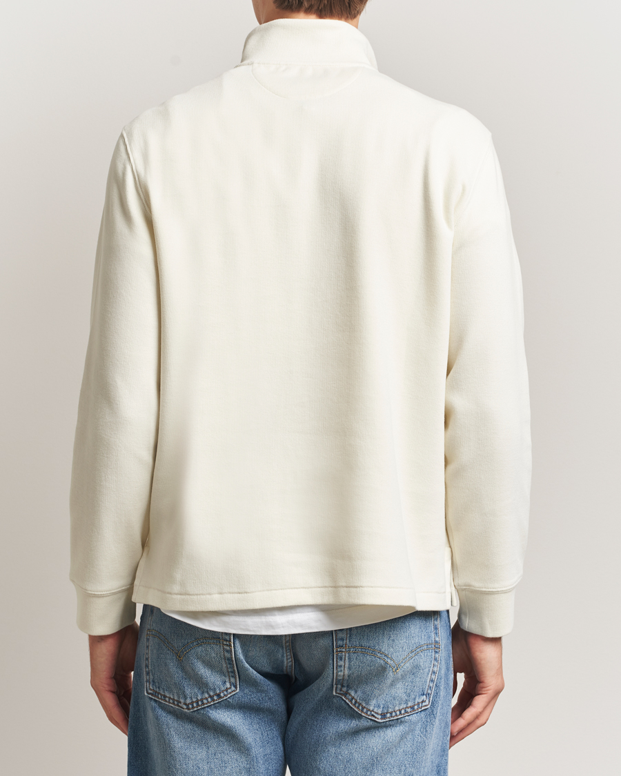 Homme | Pulls Et Tricots | Polo Ralph Lauren | Double Knitted Half Zip Parchment Cream