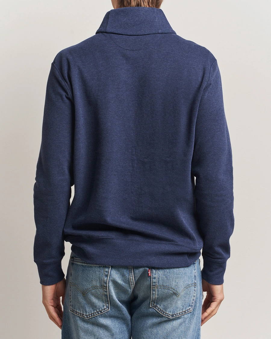 Homme | Pulls Et Tricots | Polo Ralph Lauren | Double Knitted Shawl Collar Sweater Navy Heather