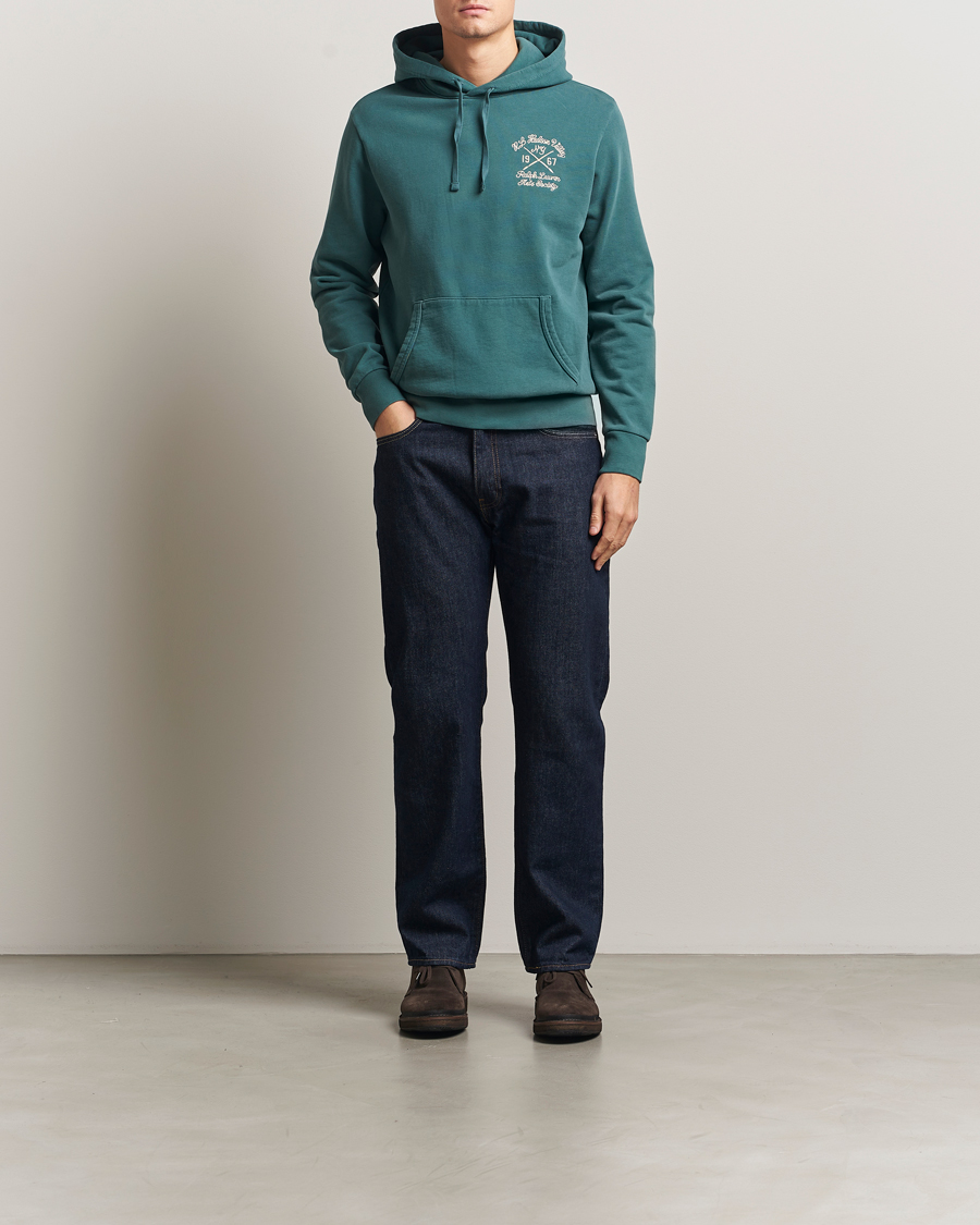 Homme | Pulls Et Tricots | Polo Ralph Lauren | Printed Hoodie Charter Green