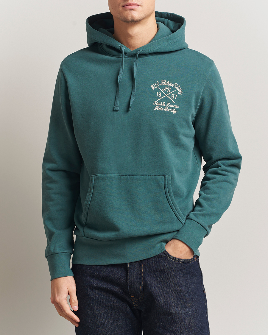 Homme | Pulls Et Tricots | Polo Ralph Lauren | Printed Hoodie Charter Green
