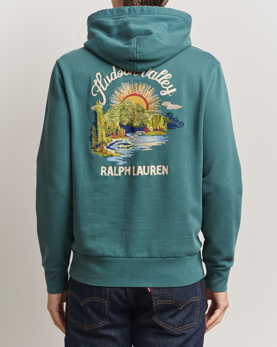 Homme | Pulls Et Tricots | Polo Ralph Lauren | Printed Hoodie Charter Green