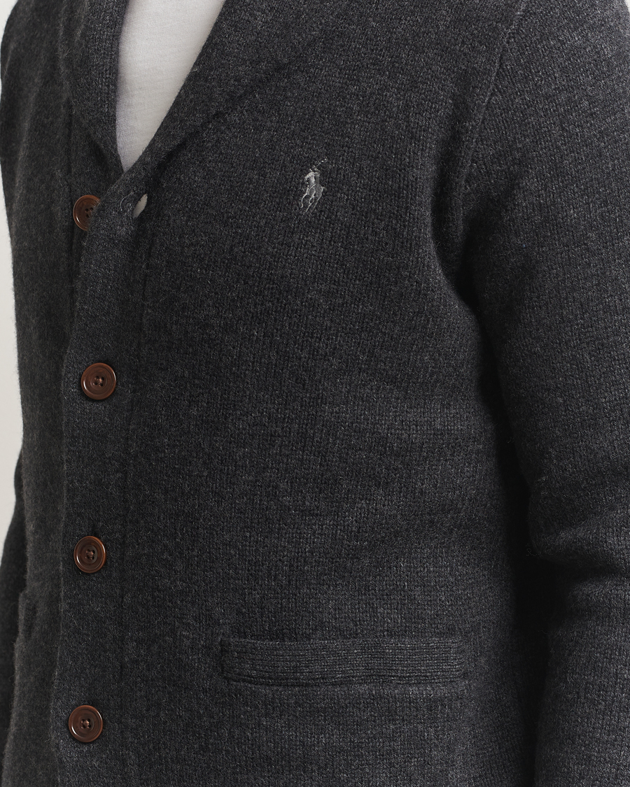 Homme | Pulls Et Tricots | Polo Ralph Lauren | Wool/Cashmere Shawl Collar Cardigan Granite Heather