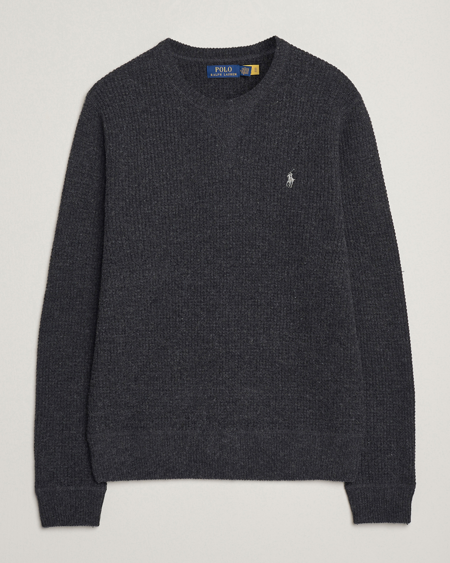 Homme | Pulls Et Tricots | Polo Ralph Lauren | Cotton/Wool Pullover Dark Granite Heather