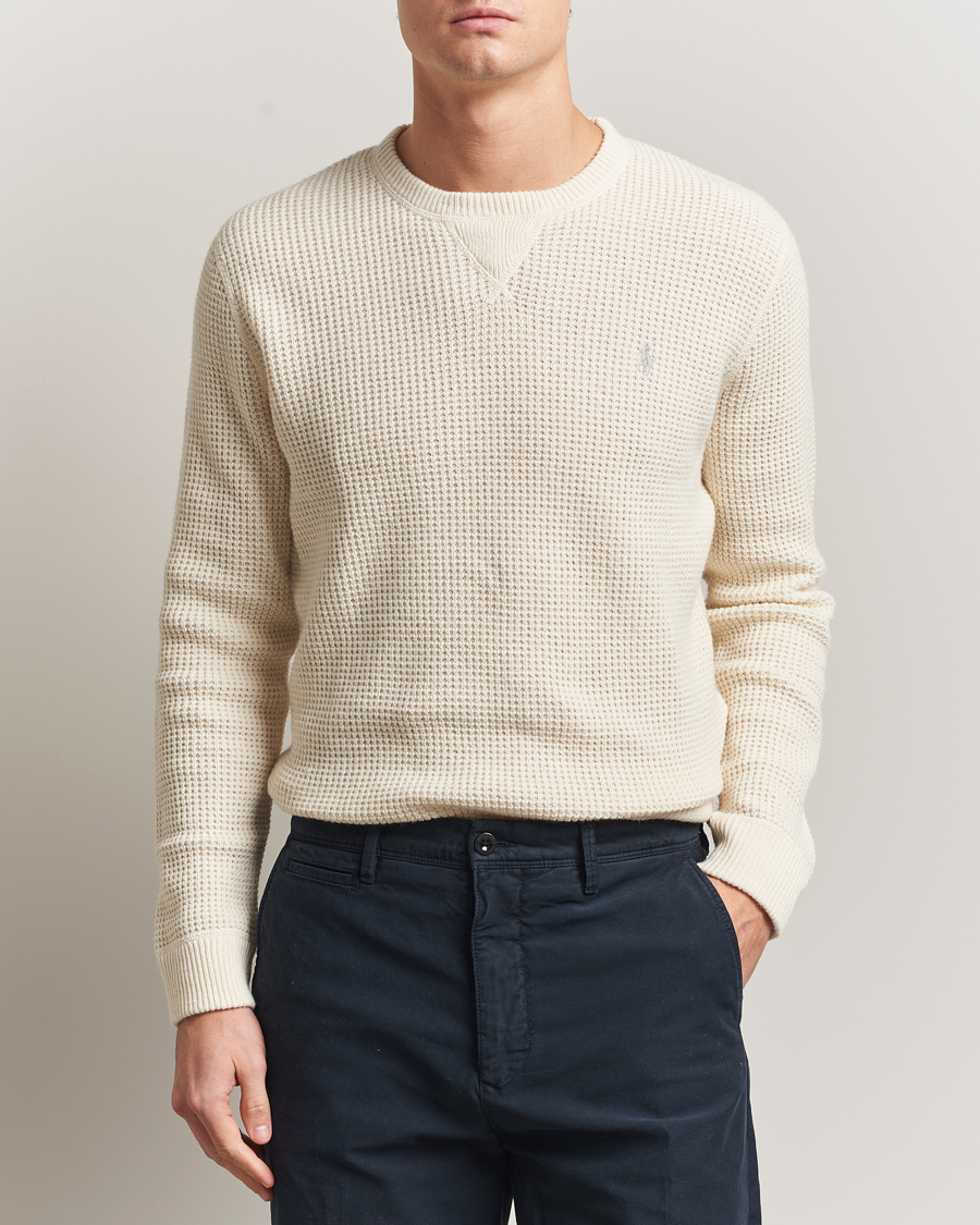 Homme | Pulls Et Tricots | Polo Ralph Lauren | Cotton/Wool Pullover Andover Cream