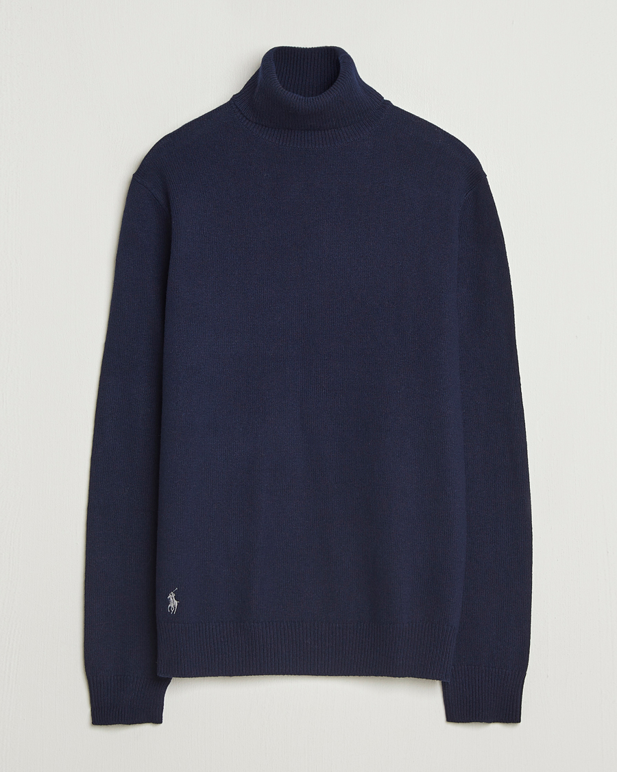 Homme | Pulls Et Tricots | Polo Ralph Lauren | Cotton/Wool Rollneck Hunter Navy