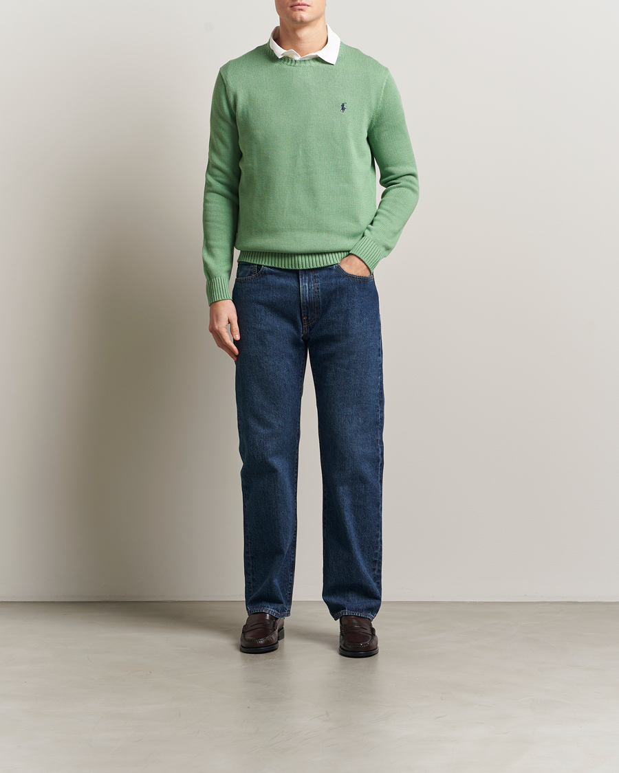 Homme | Pulls Et Tricots | Polo Ralph Lauren | Cotton Crew Neck Sweater Outback Green