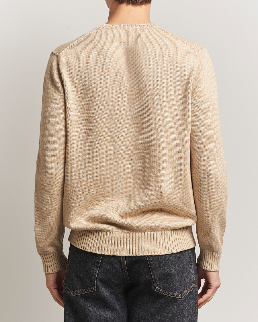 Homme | Pulls Et Tricots | Polo Ralph Lauren | Cotton Crew Neck Sweater Dune Melange