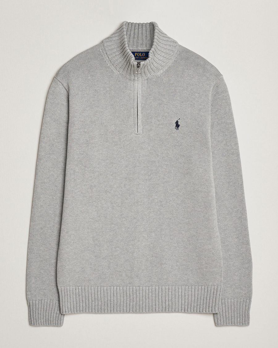 Homme | Pulls Et Tricots | Polo Ralph Lauren | Cotton Pullover Half Zip Andover Heather