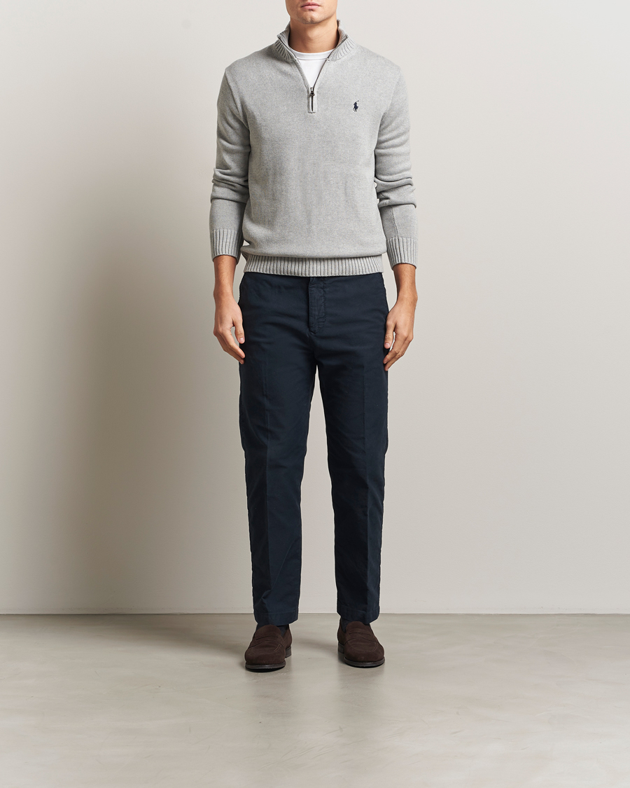 Homme | Pulls Et Tricots | Polo Ralph Lauren | Cotton Pullover Half Zip Andover Heather
