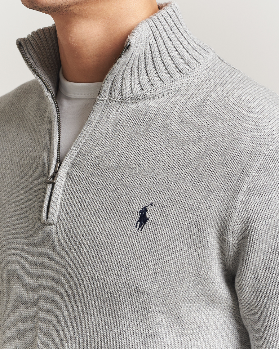 Homme | Pulls Et Tricots | Polo Ralph Lauren | Cotton Pullover Half Zip Andover Heather