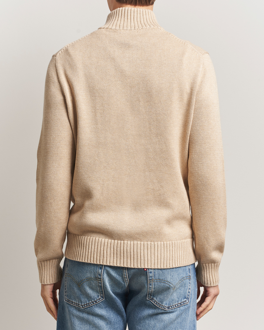 Homme | Pulls Et Tricots | Polo Ralph Lauren | Cotton Pullover Half Zip Dune Melange