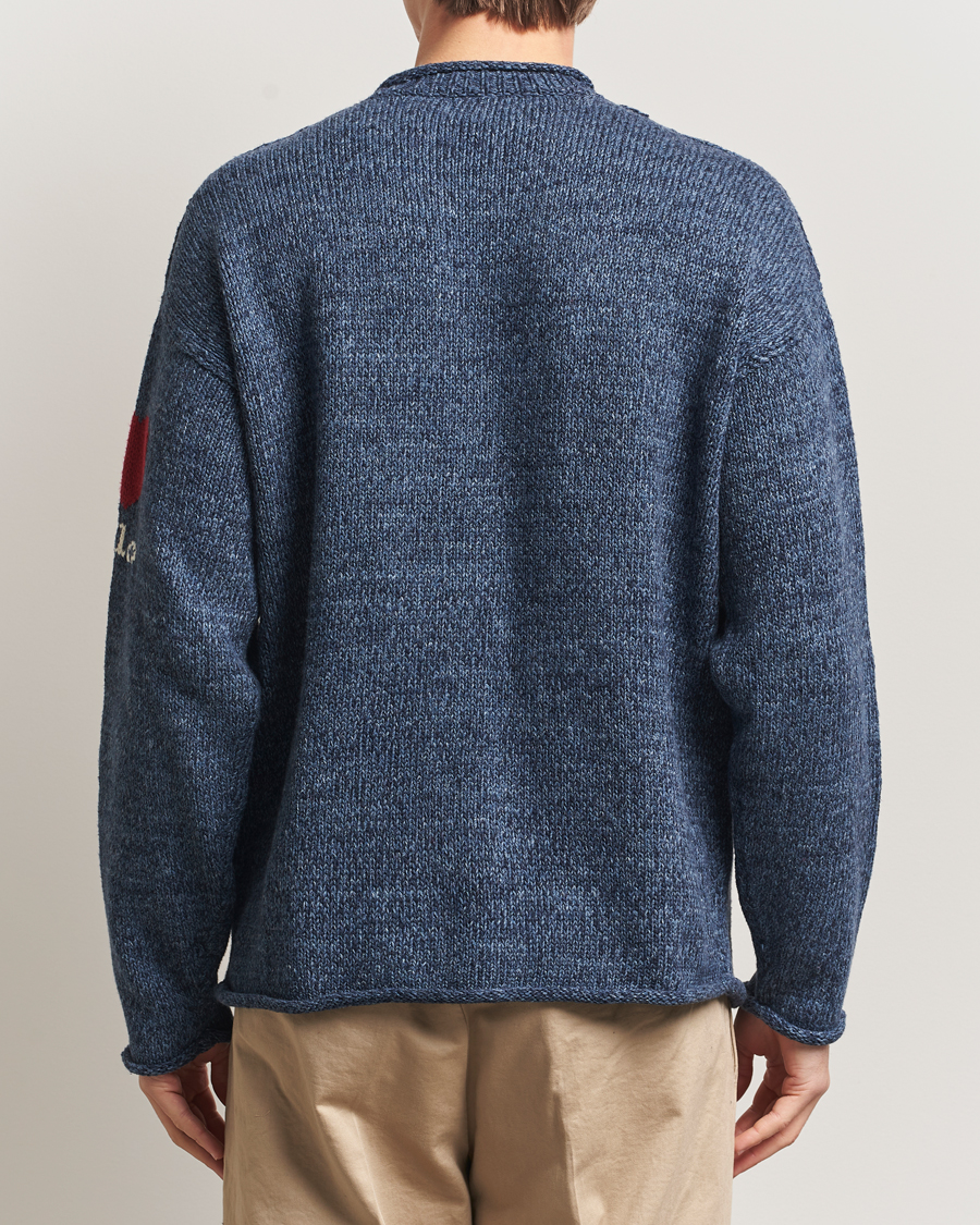 Homme | Pulls Et Tricots | Polo Ralph Lauren | Cotton Flag Sweater Blue Marl