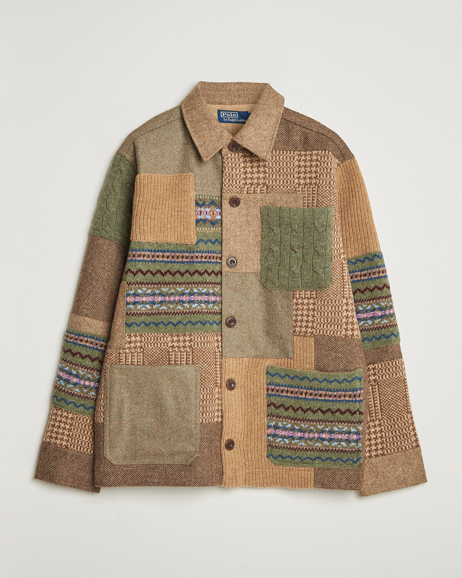 Homme | Pulls Et Tricots | Polo Ralph Lauren | Wool Blend Cardigan Tan Multi