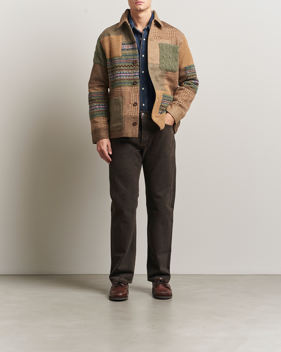 Homme | Pulls Et Tricots | Polo Ralph Lauren | Wool Blend Cardigan Tan Multi