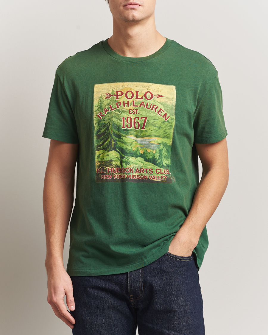 Homme | T-shirts | Polo Ralph Lauren | Printed T-Shirt Grass Green