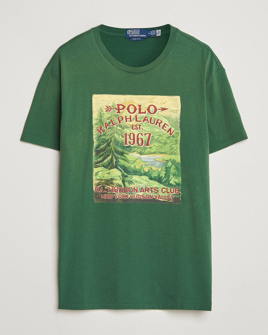 Homme | T-shirts | Polo Ralph Lauren | Printed T-Shirt Grass Green