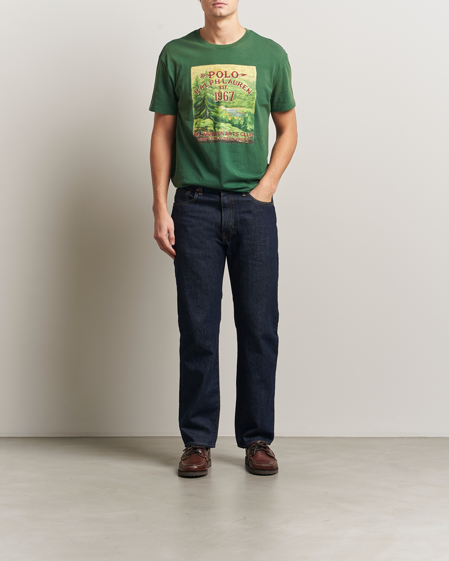 Homme | T-shirts | Polo Ralph Lauren | Printed T-Shirt Grass Green