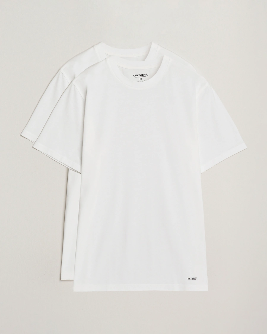 Homme | T-shirts | Carhartt WIP | 2-Pack Standard Crew Neck T-Shirt Wihte