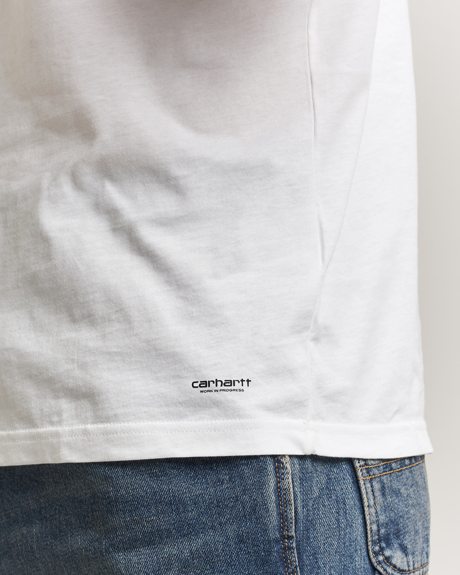 Homme | T-shirts | Carhartt WIP | 2-Pack Standard Crew Neck T-Shirt White