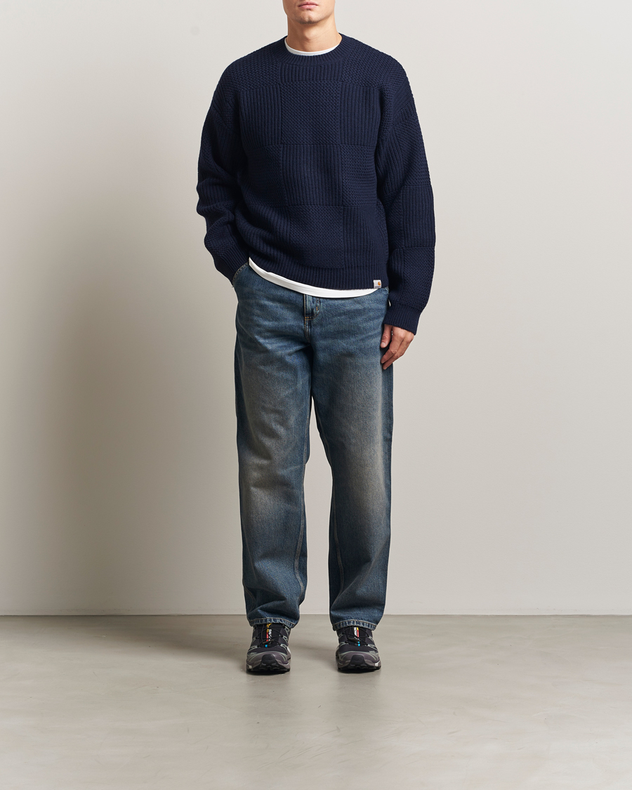 Homme | Pulls Et Tricots | Carhartt WIP | Bishop Knitted Sweater Dark Navy