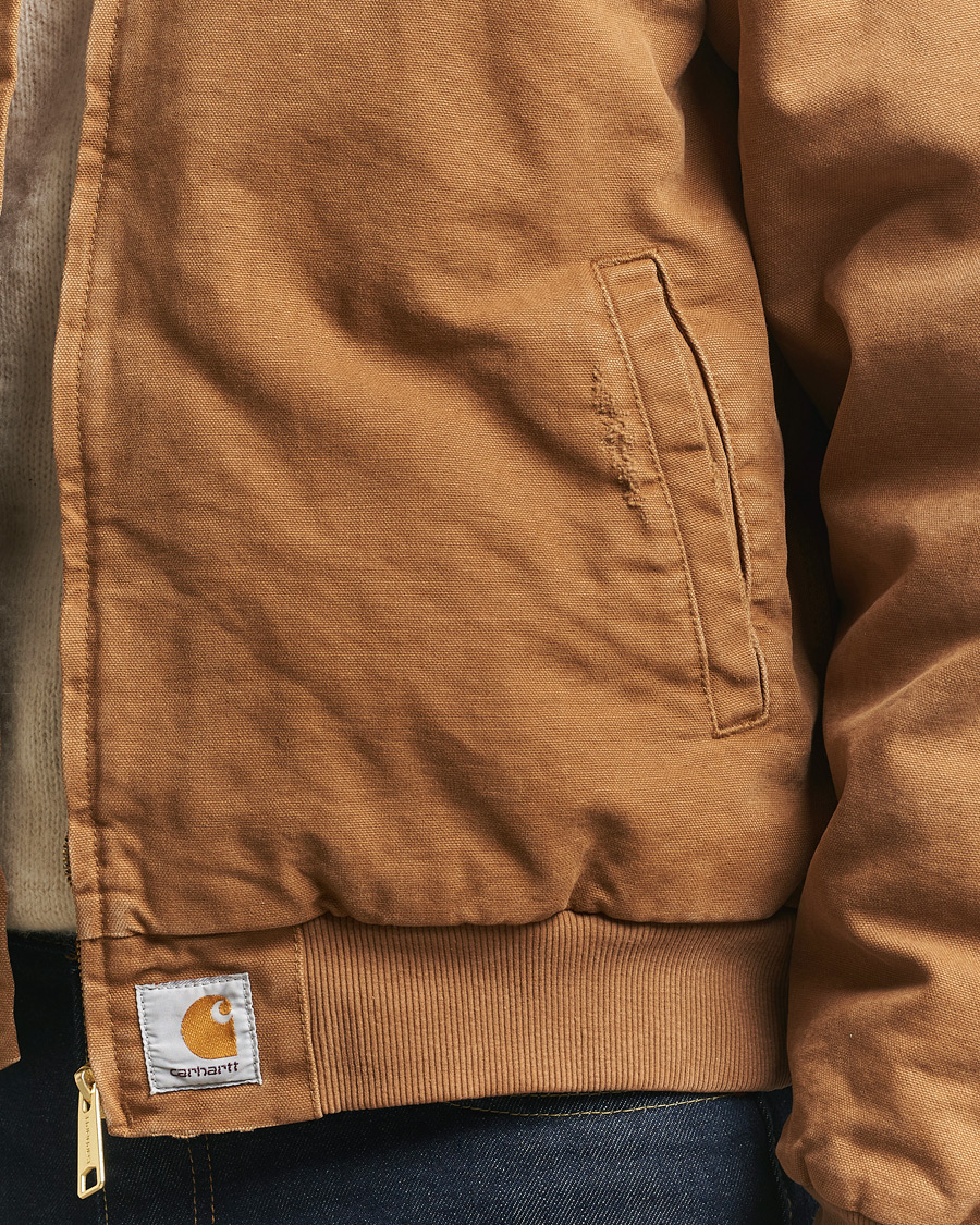 Homme | Manteaux Et Vestes | Carhartt WIP | OG Santa Fee Jacket Hamilton Brown Grind Washed