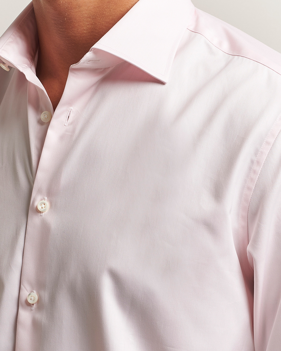 Homme | Chemises | Stenströms | Regular Fit Cut Away Shirt Pink