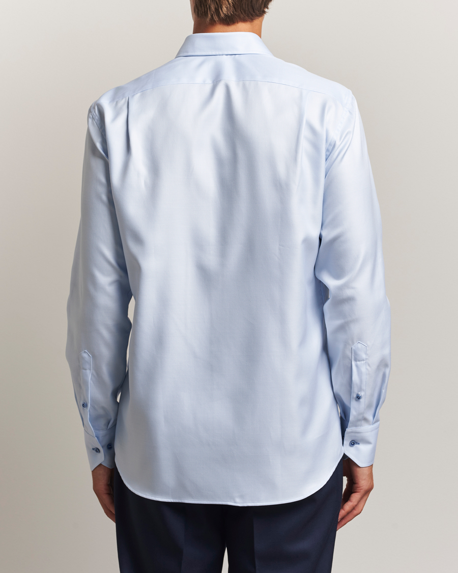 Homme | Chemises | Stenströms | Regular Fit Contrast Shirt Light Blue
