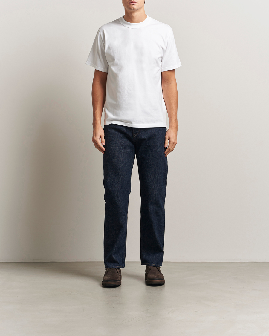 Homme | T-shirts | Armor Lux for Care of Carl | Armor-lux 2-Pack Heritage Callac T-Shirt White/White