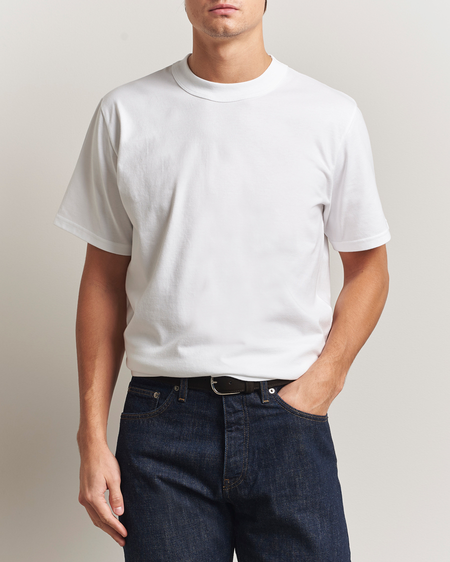 Homme | T-shirts | Armor Lux for Care of Carl | Armor-lux 2-Pack Heritage Callac T-Shirt White/White