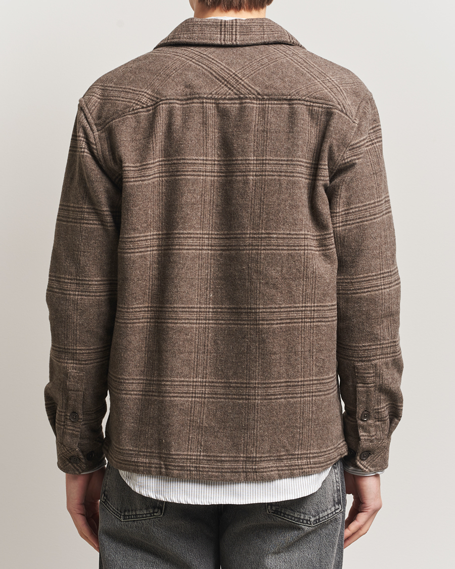 Homme | Chemises | Samsøe Samsøe | Castor Checked Overshirt Black Coffee