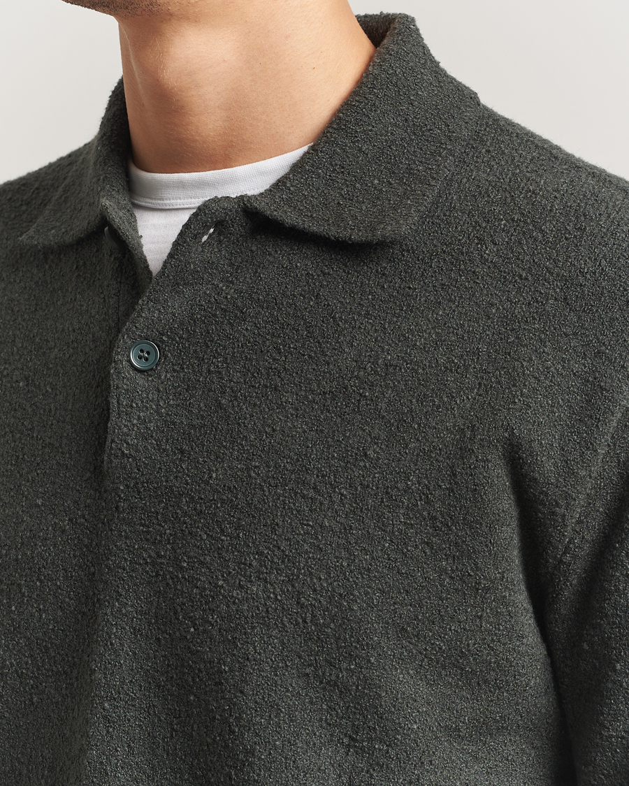 Homme | Pulls Et Tricots | Samsøe Samsøe | Nino Knitted Polo Dark Evergreen