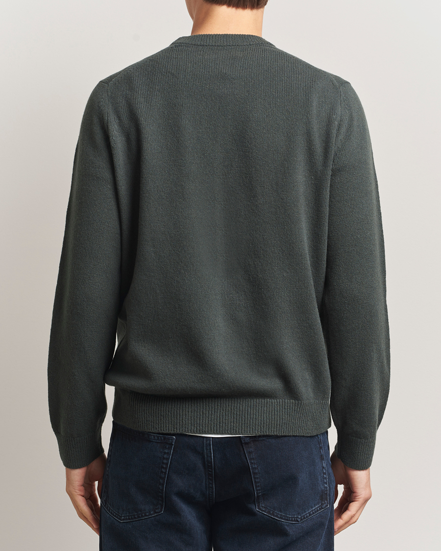Homme | Pulls Et Tricots | Samsøe Samsøe | Isak Knitted Crew Neck Dark Evergreen