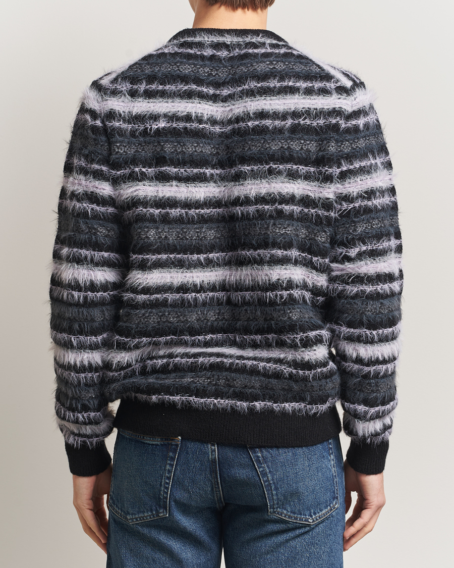 Homme | Pulls Et Tricots | Samsøe Samsøe | Finnley Striped Knitted Sweater Black Multi
