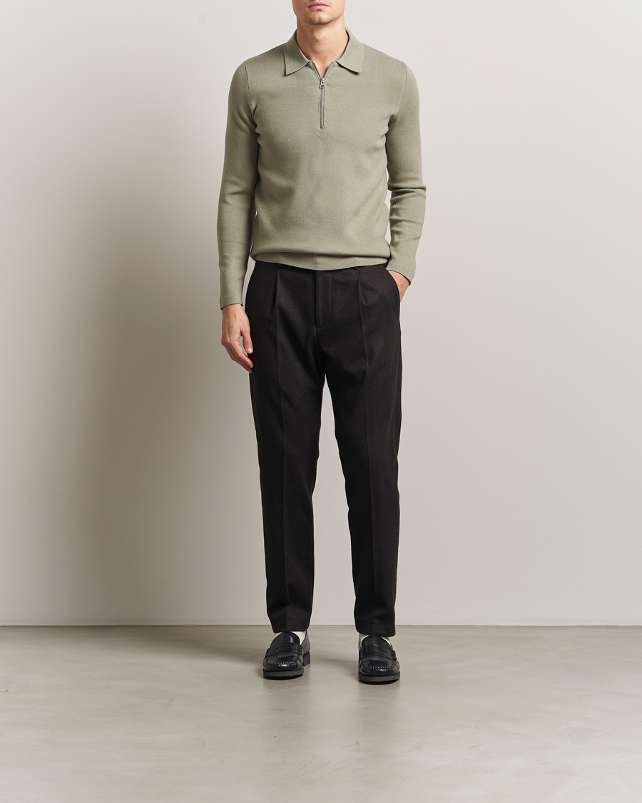 Homme | Pulls Et Tricots | Samsøe Samsøe | Guna Half Zip Seagrass