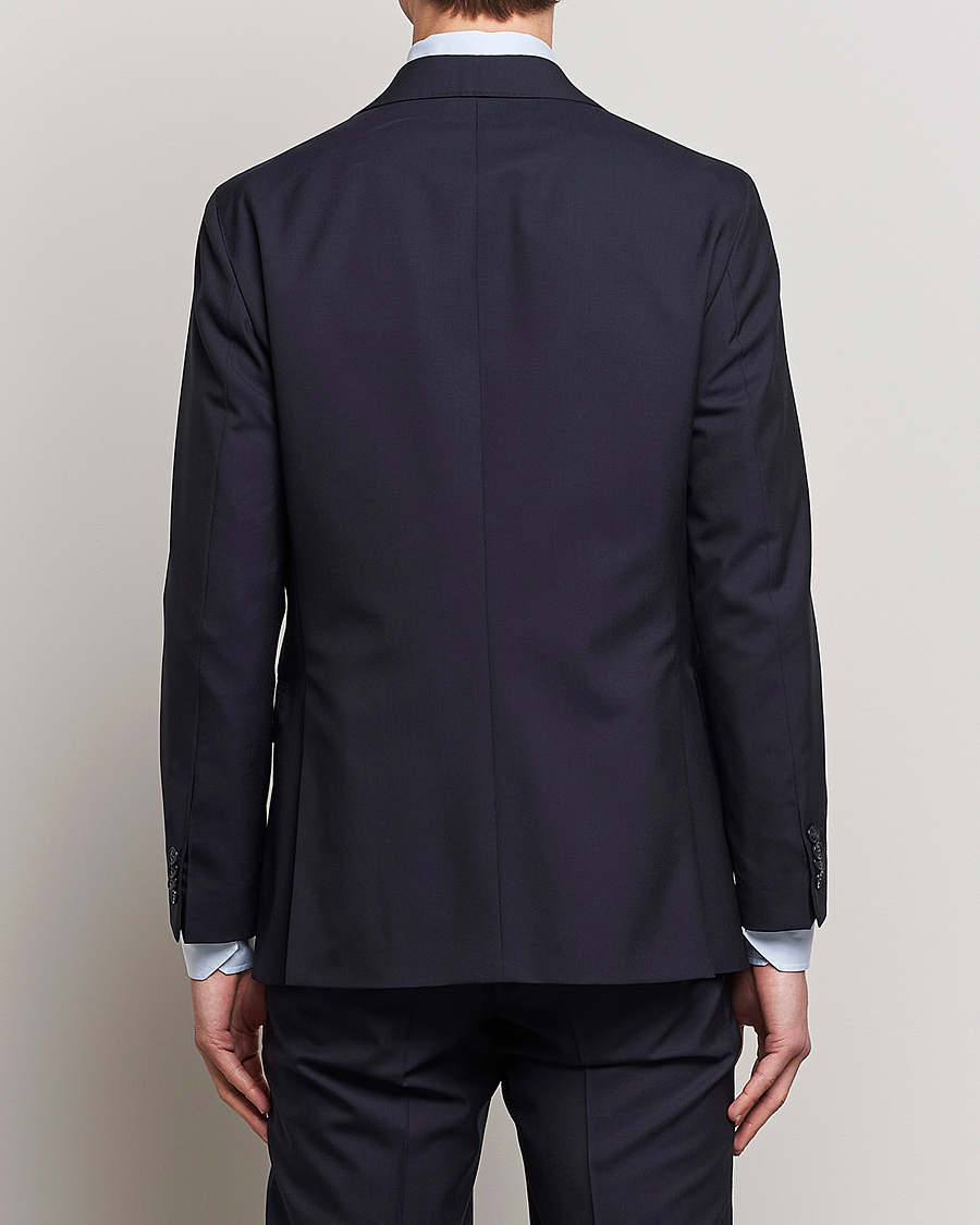 Homme | Blazers | Oscar Jacobson | Farris Wool Blazer Navy
