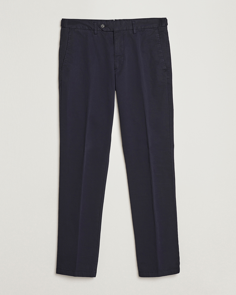 Homme | Pantalons | Oscar Jacobson | Danwick Cotton Trousers Navy