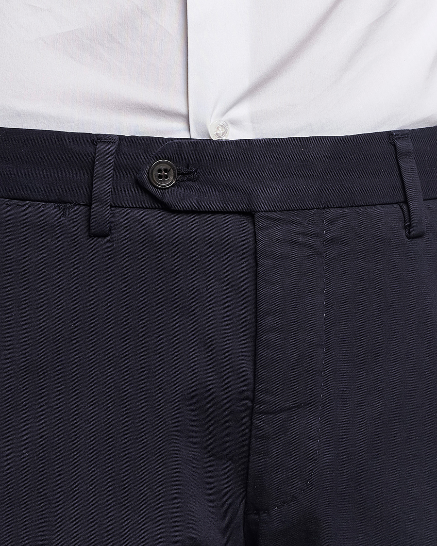 Homme | Pantalons | Oscar Jacobson | Danwick Cotton Trousers Navy