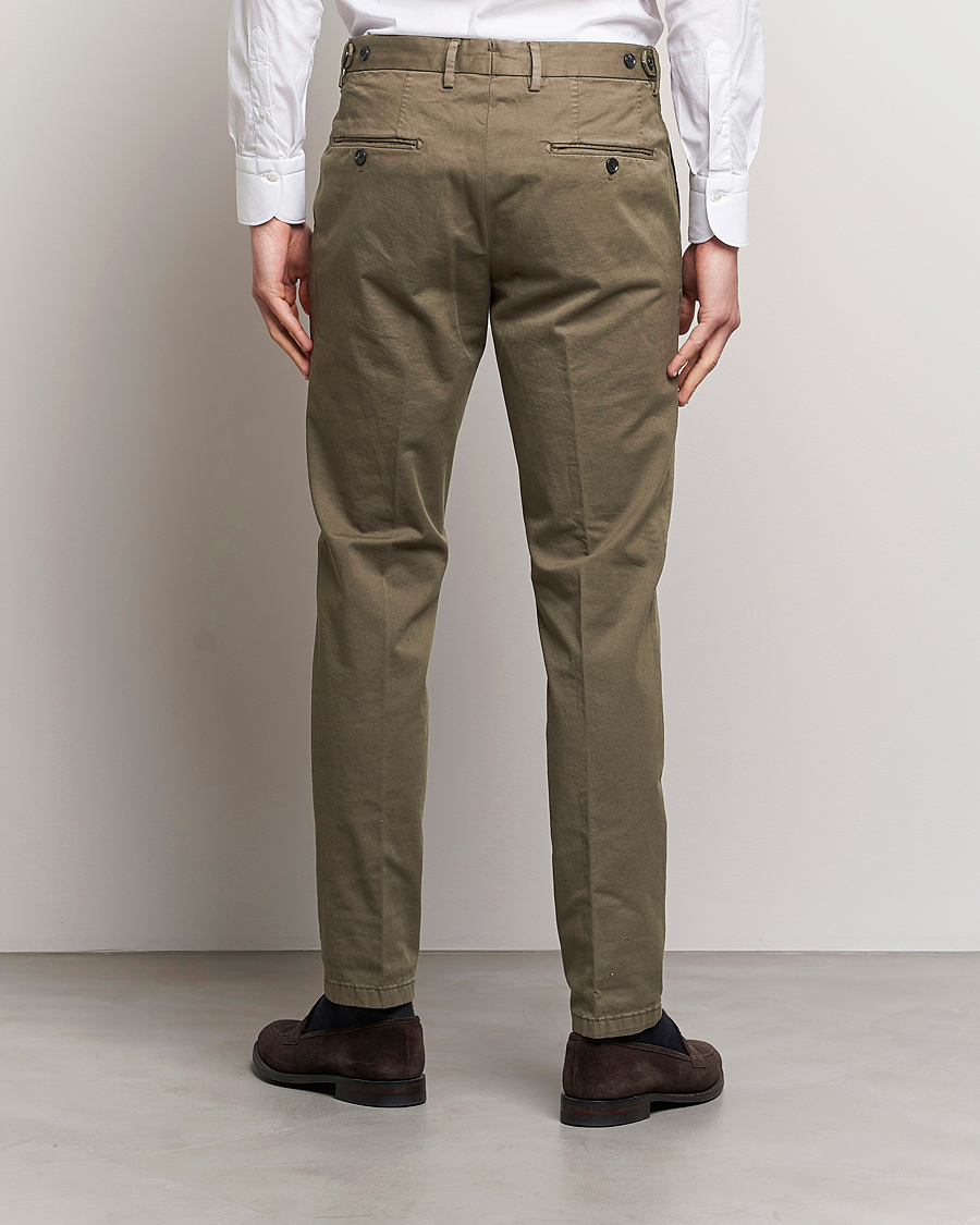 Homme | Pantalons | Oscar Jacobson | Danwick Cotton Trousers Olive