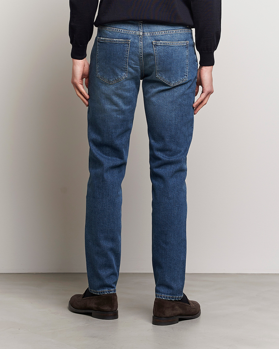 Homme | Pantalons | Oscar Jacobson | Albert Cotton Stretch Jeans Vintage Wash