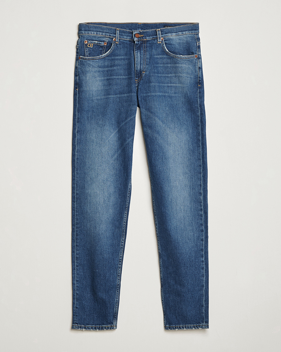 Homme | Pantalons | Oscar Jacobson | Karl Cotton Stretch Jeans Vintage Wash