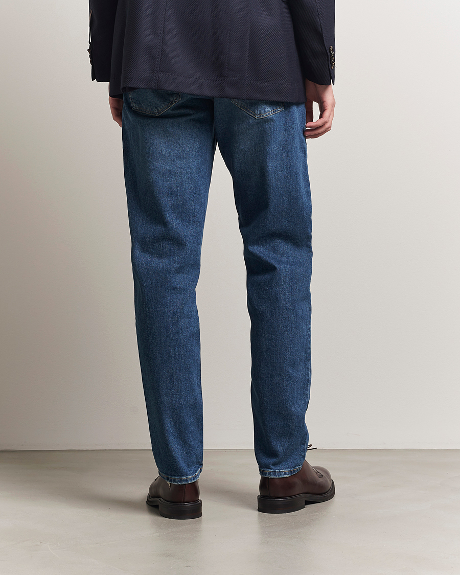 Homme | Pantalons | Oscar Jacobson | Karl Cotton Stretch Jeans Vintage Wash