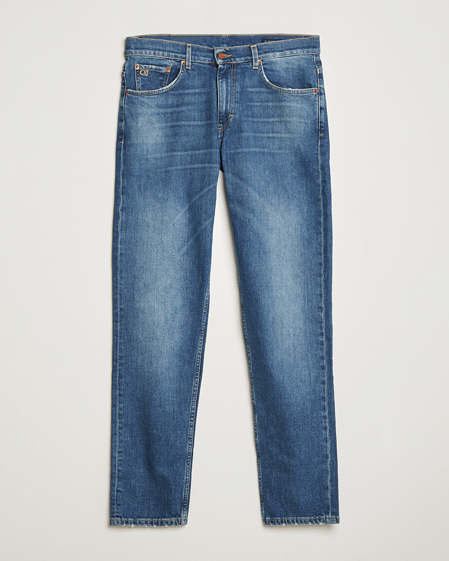 Homme | Pantalons | Oscar Jacobson | Johan Cotton Stretch Jeans Vintage Wash