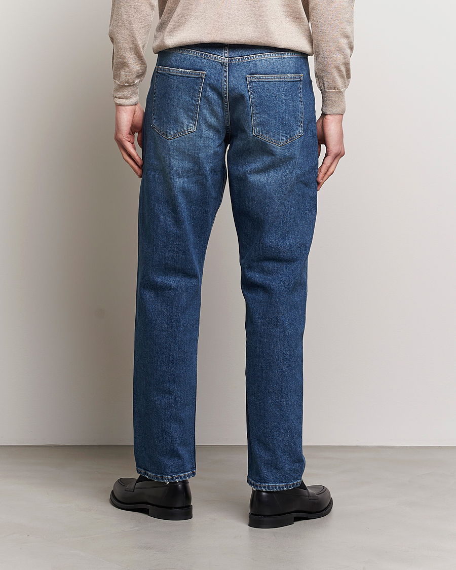 Homme | Jeans | Oscar Jacobson | Johan Cotton Stretch Jeans Vintage Wash