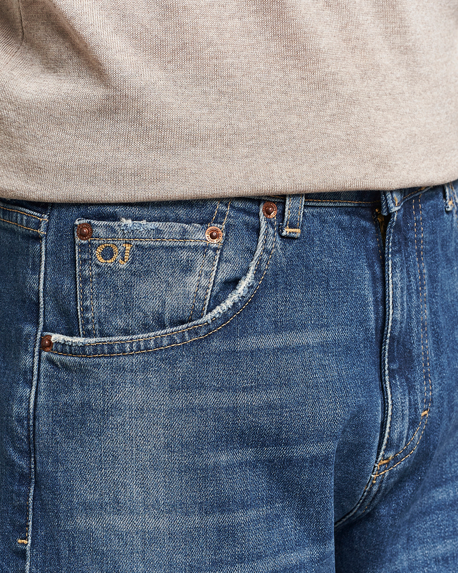 Homme | Pantalons | Oscar Jacobson | Johan Cotton Stretch Jeans Vintage Wash