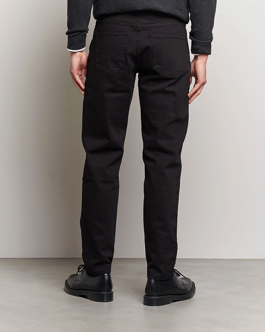 Homme | Jeans | Oscar Jacobson | Karl Cotton Stretch Jeans Black